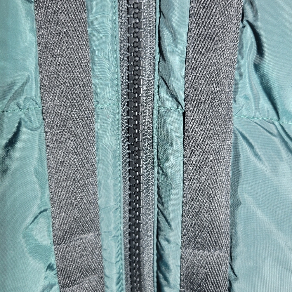 Tretorn FIELD LINER Womens - Down padded quilted coat jacket puffer green large - Picture 11 of 13